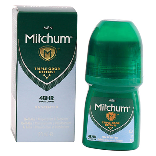 MITCHUM MEN ROLL-ON UNSCENTED 50ML