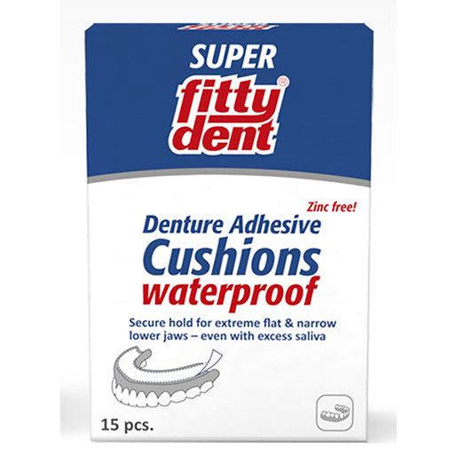 FITTYDENT ADHESIVE CUSHIONS 15 STRIPS