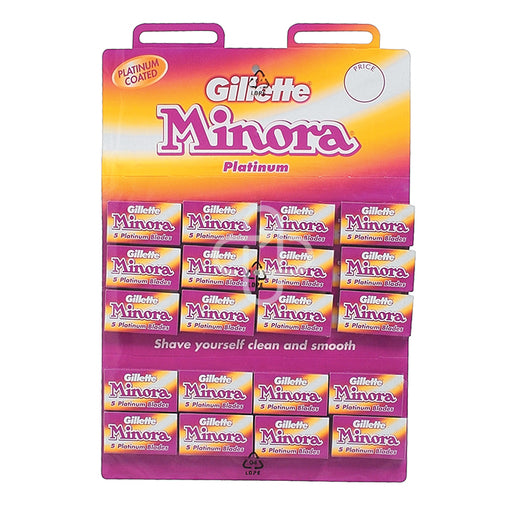 GILLETTE MINORA PLATINUM DEDG HBDC 20X5~
