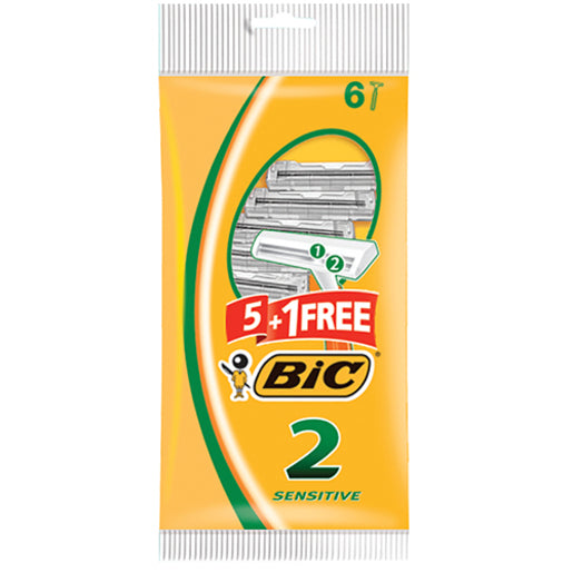 BIC 2 SENSITIVE POUCH 5+1