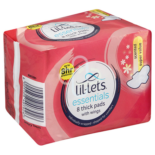 LIL-LETS ESSENTIALS PADS SCENTED 8