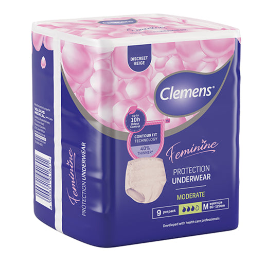 CLEMENS FEM PROTECTIVE UNDERWEAR MEDIUM 9