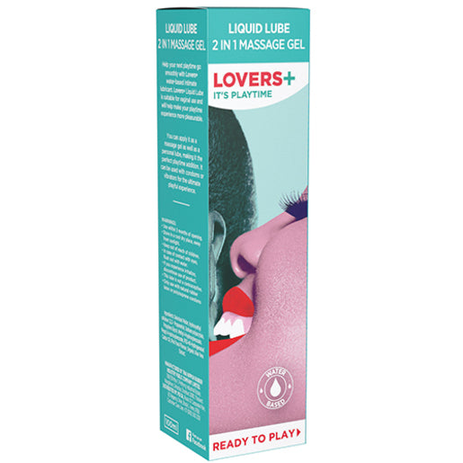 LOVERS PLUS 2IN1 MASSAGE GEL 100ML