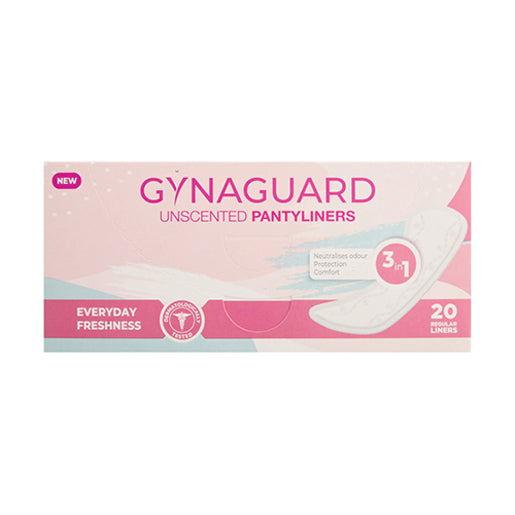 GYNA GUARD PANTYLINERS FRAGRANCE FREE 20