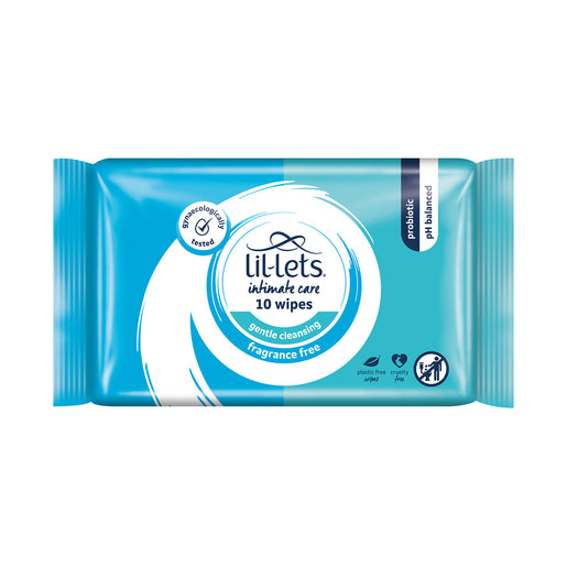 LIL-LETS FEMININE WIPES SENSITIVE 10