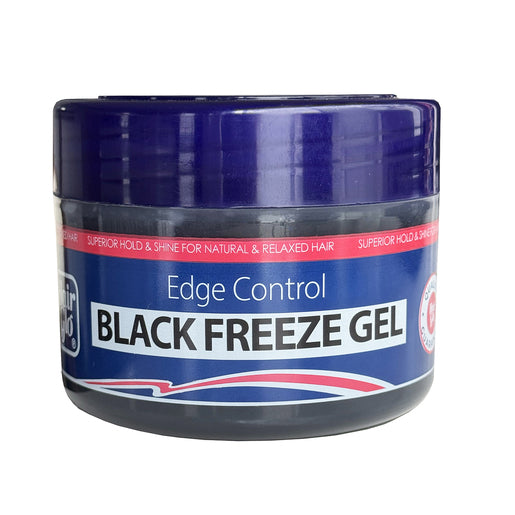HAIR GLO EDGE CON FREEZE GEL BLACK 125ML