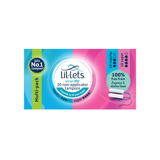 LIL-LETS TAMP NO-APP REG & SUP M-PACK 20