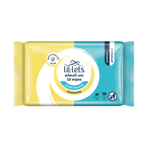 LIL-LETS FEM WIPES CHAMOMILE 10s