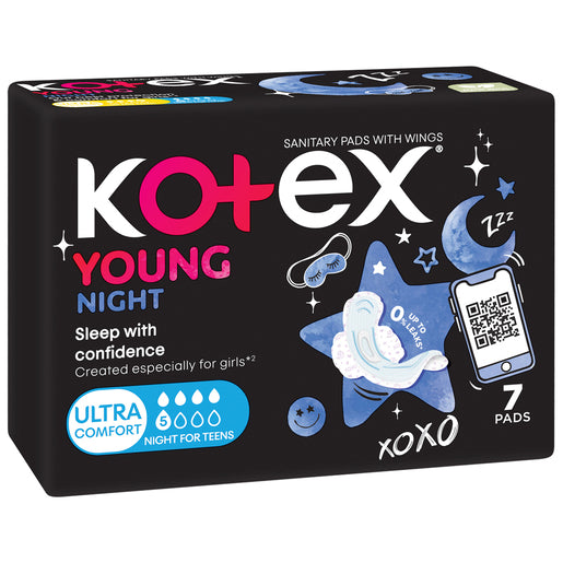 KOTEX ULTRA THIN PADS YOUNG NIGHT 7