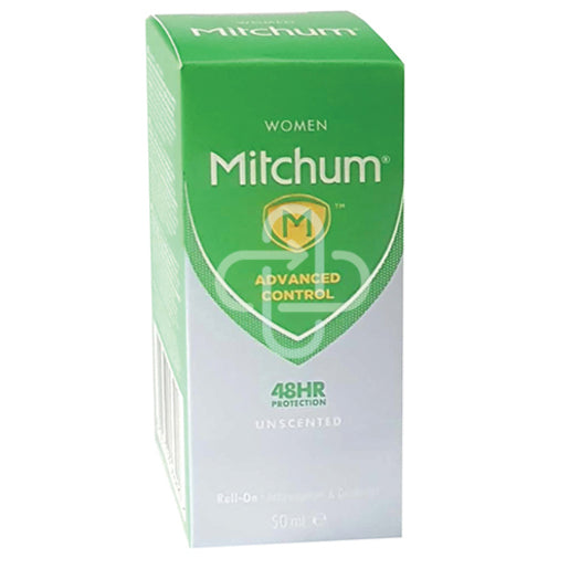 MITCHUM WOMEN ROLL-ON UNSCENTED 50ML