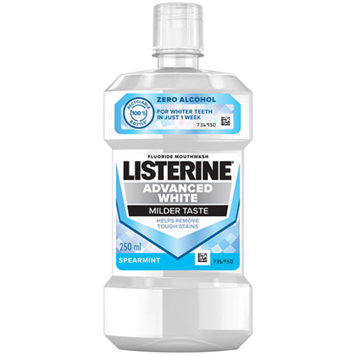 LISTERINE ADVANCED WHITE MILD 250ML