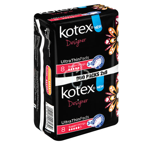 KOTEX ULTRA THIN PADS SUPER WINGS DUO 16