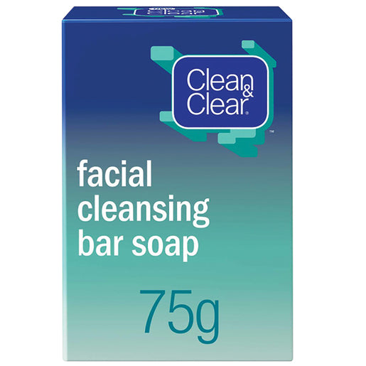 CLEAN & CLEAR FACIAL CLEANSING BAR 75G