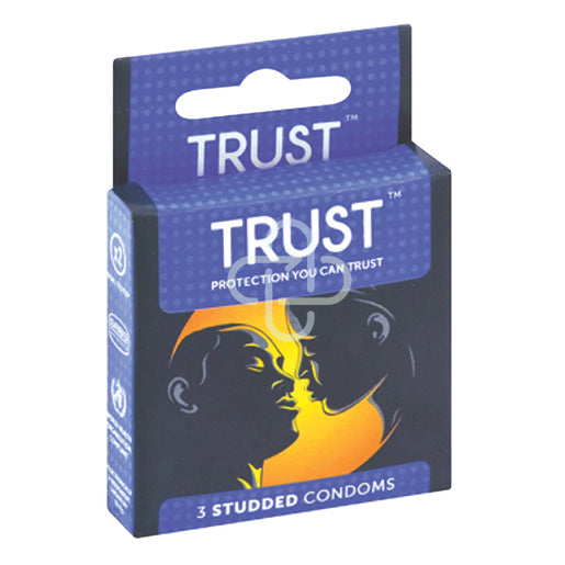 CONDOM TRUST STUDDED 3