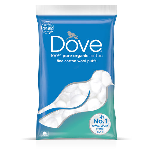 DOVE COTTON WOOL PUFFS 80G