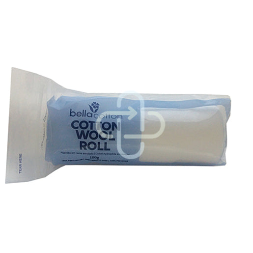 BELLA COTTON WOOL ROLLS 100G