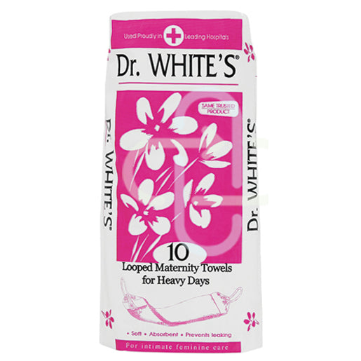 DR WHITES SAN TOWELS MATERNITY LOOPED 10