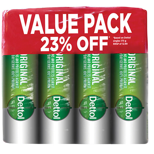 DETTOL SOAP ORIGINAL 4X175G VAP ~