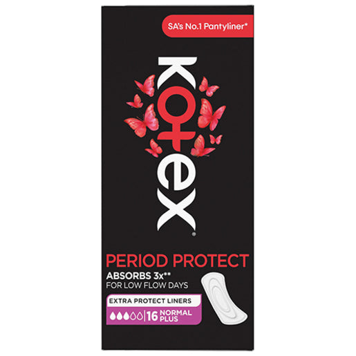 KOTEX PANTYLINERS NORMAL SCENTED 16